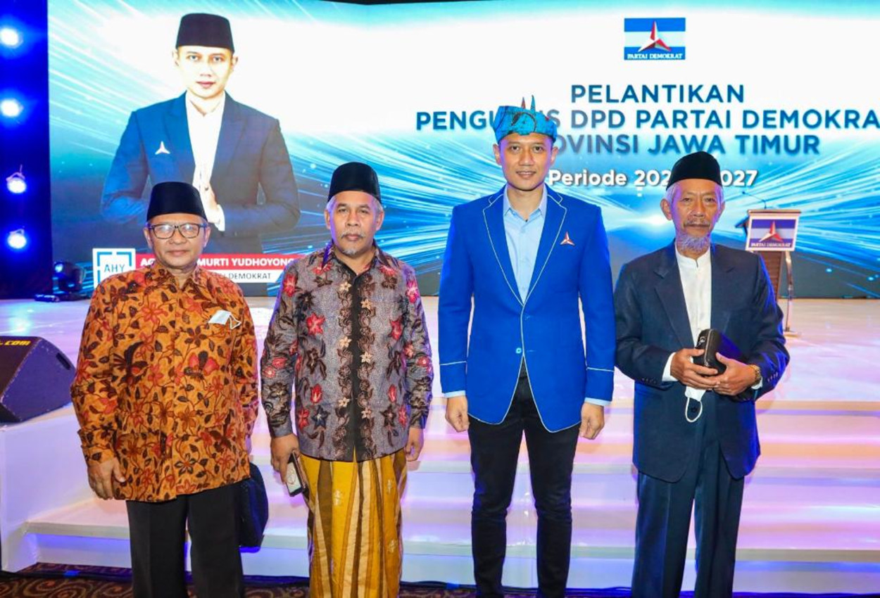 Ini Doa Ketua PWNU dan Muhammadiyah Jatim kepada AHY Demokrat, MasyaAllah - JPNN.com Lampung